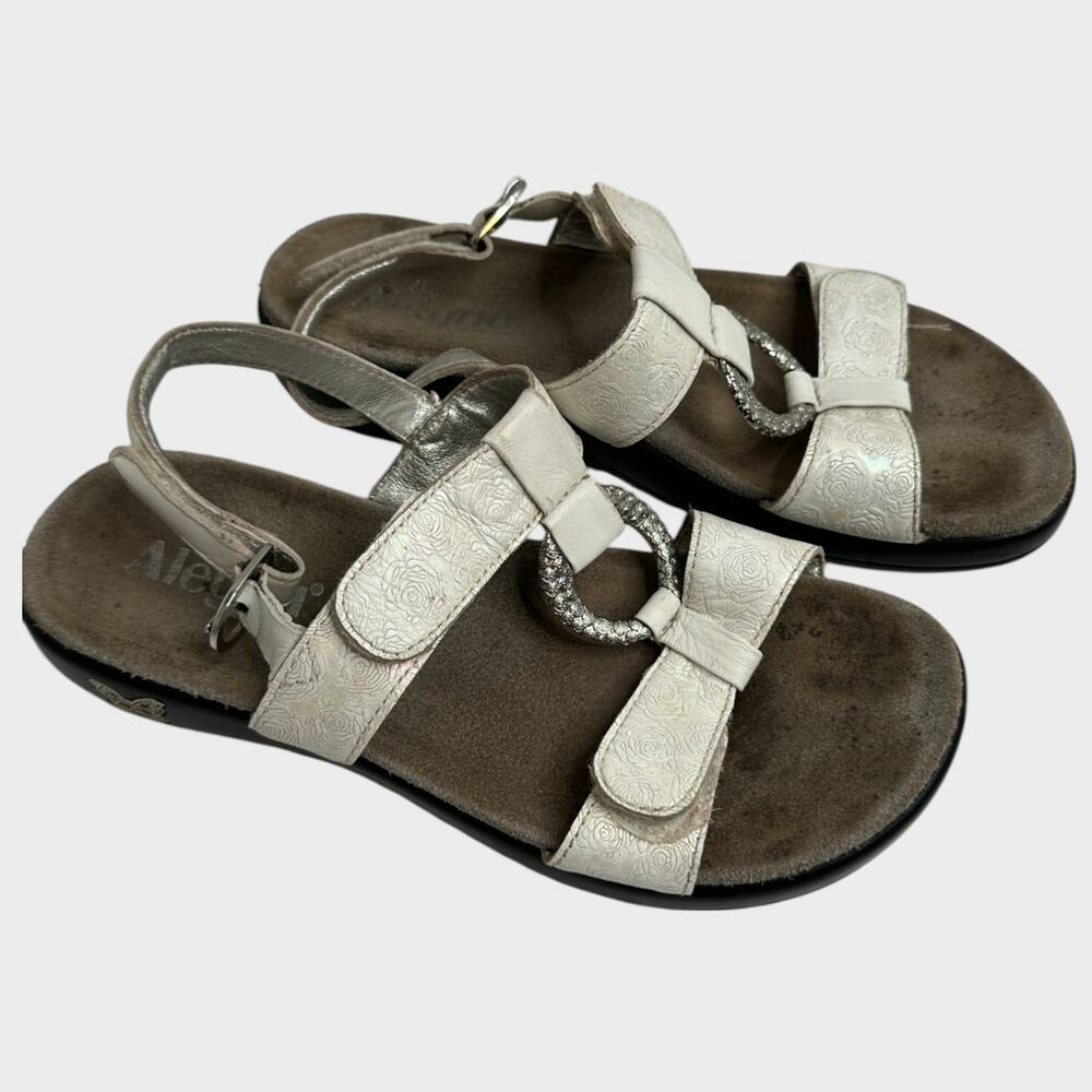 Alegria Womens Size 38 Sandals White